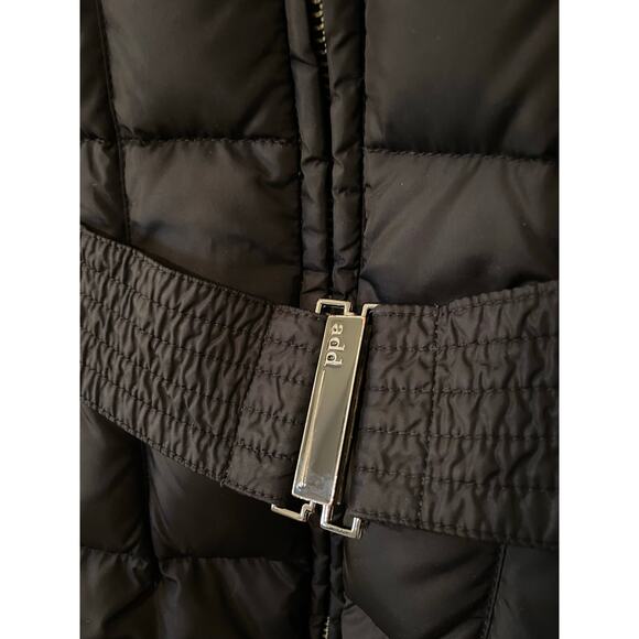 ADD ICON 10 Pillow Collar Hooded 95/5 Down Puffer black women’s Coat Jacket US 4 - Picture 12 of 13